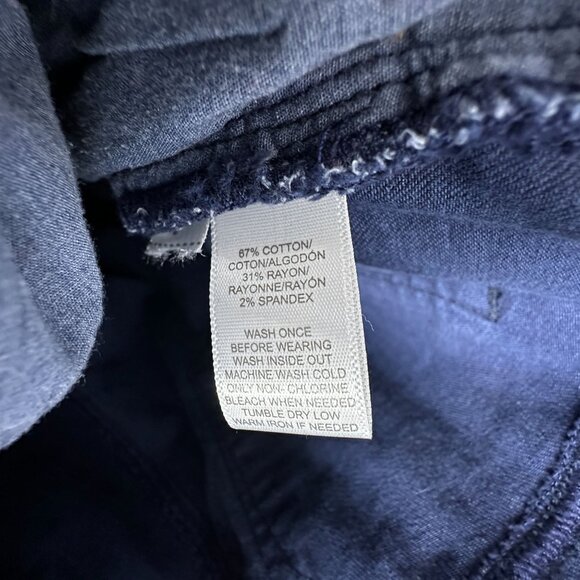 Ann Taylor Loft Super Skinny Jeans Womens Size 27/4 Low Rise Dark Wash Blue - Picture 6 of 12